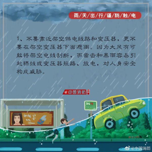 暴雨來襲謹防觸電