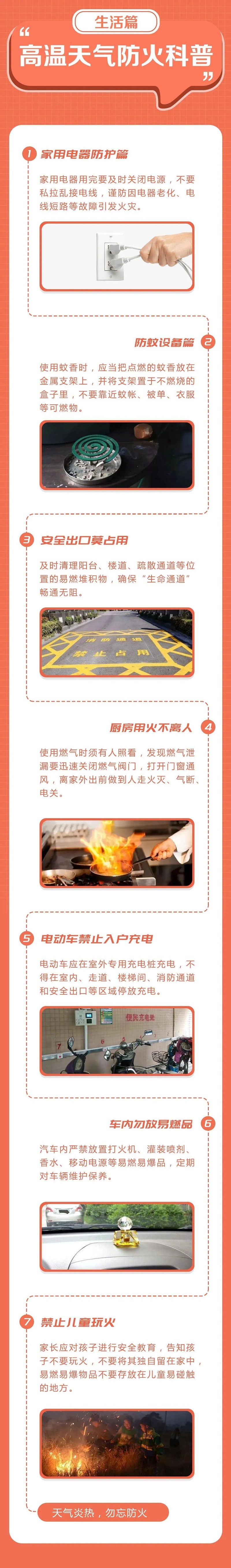 持續(xù)高溫，生活中這些火災要重點防范