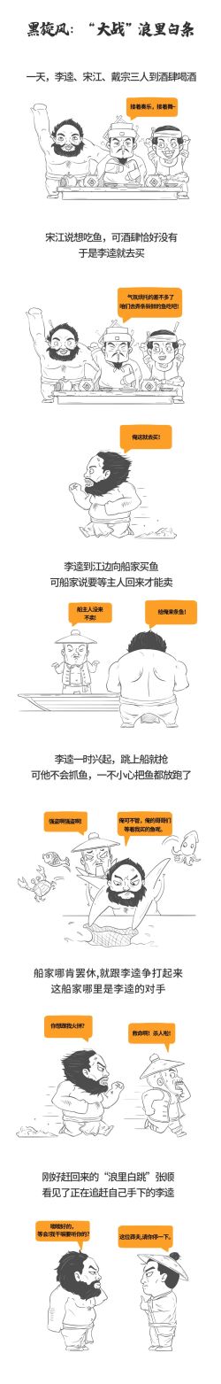 黑旋風(fēng)溺水，如何脫困？